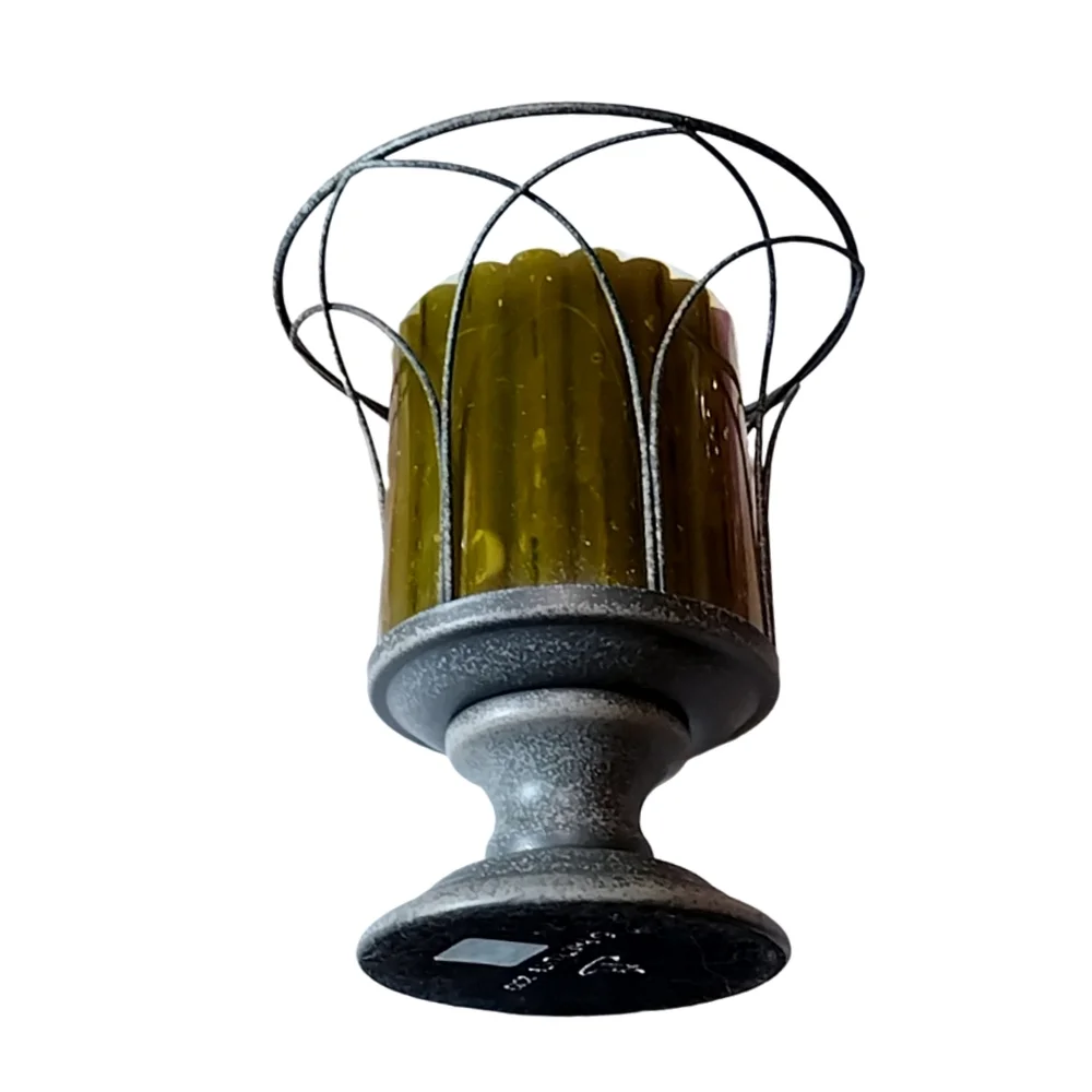 👣4/$20. Party Lite Wire Votive Holder with Candle. NWOT - Picture 5 of 7